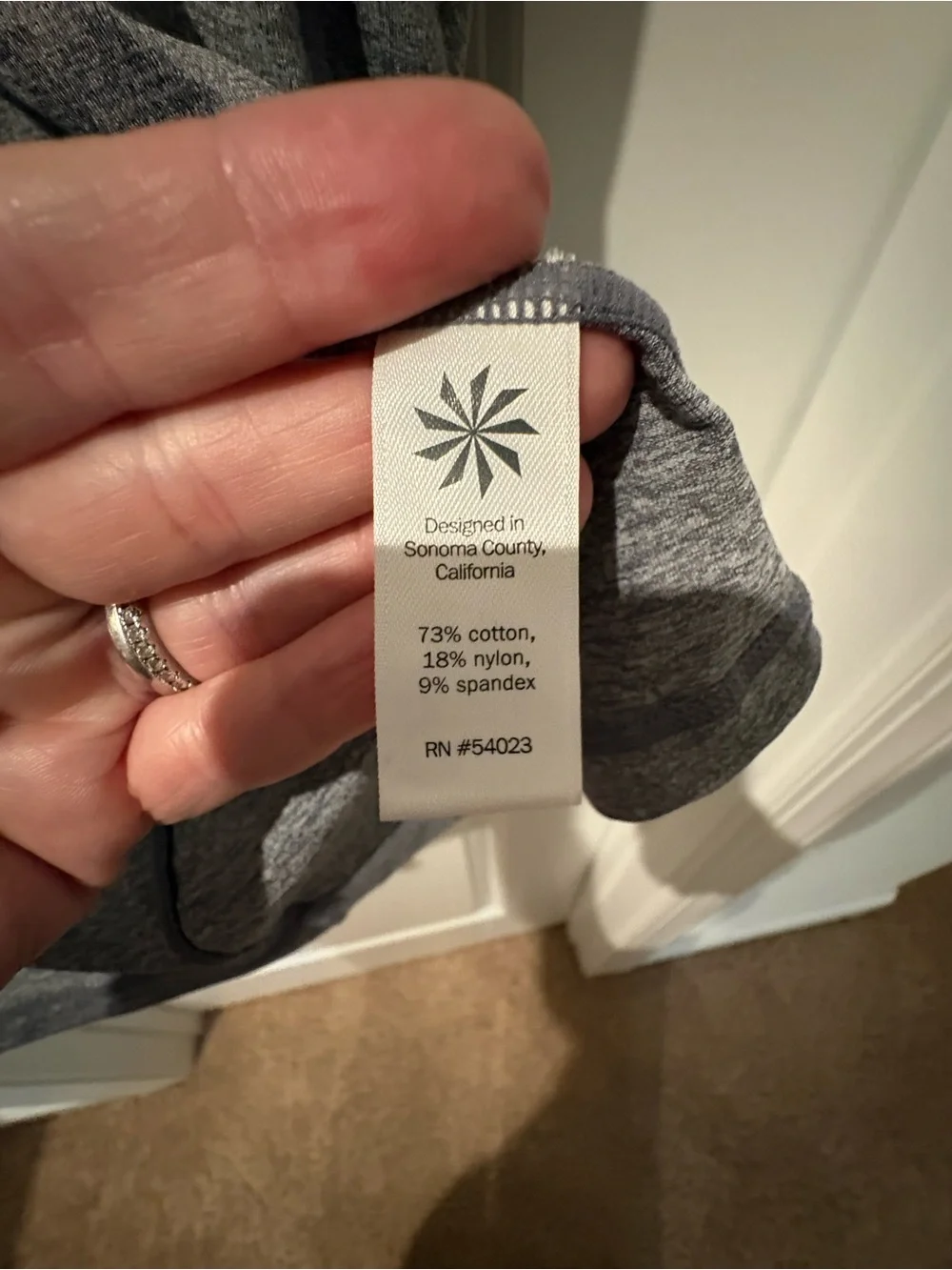 Athleta Heather Gray Performance top